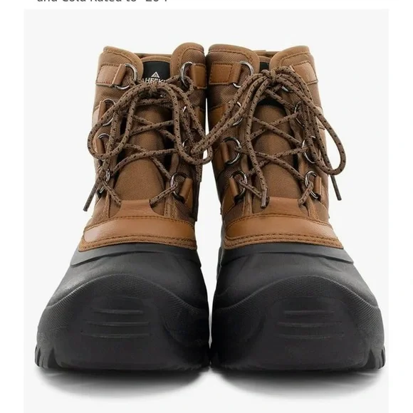 Staheekum Men's Winter Snow Boots| Waterproof Insulated Cold Rated to -20°F NEW - Picture 5 of 13